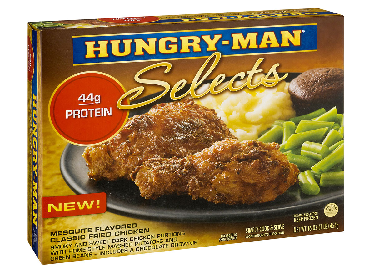 hungry man selects