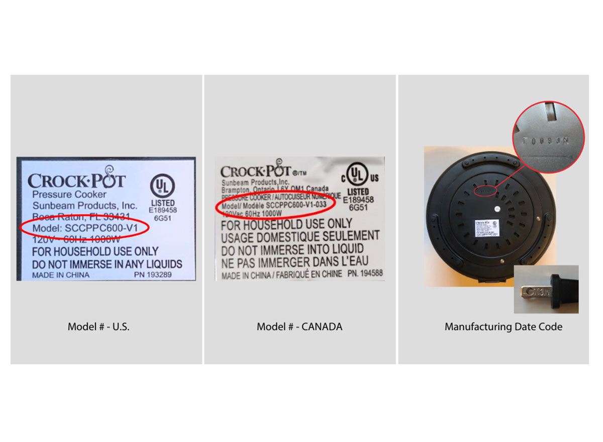 Crock-Pot recalls nearly 1M multicookers due to burn hazard in pressure  cooker mode - CNET