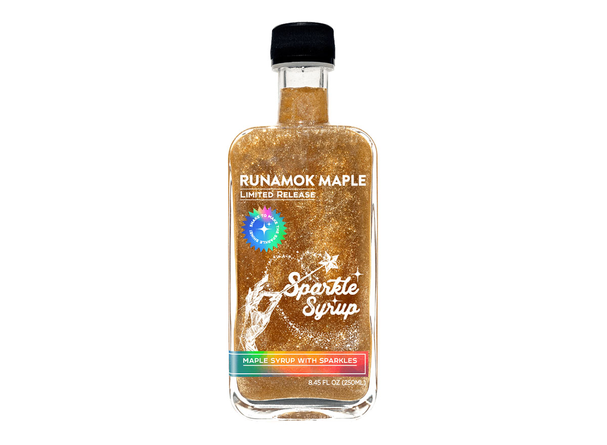 bottle of runamok maple syrup
