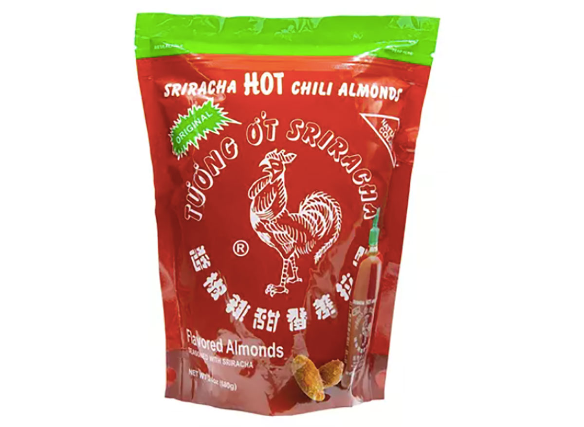 sriracha almonds bag