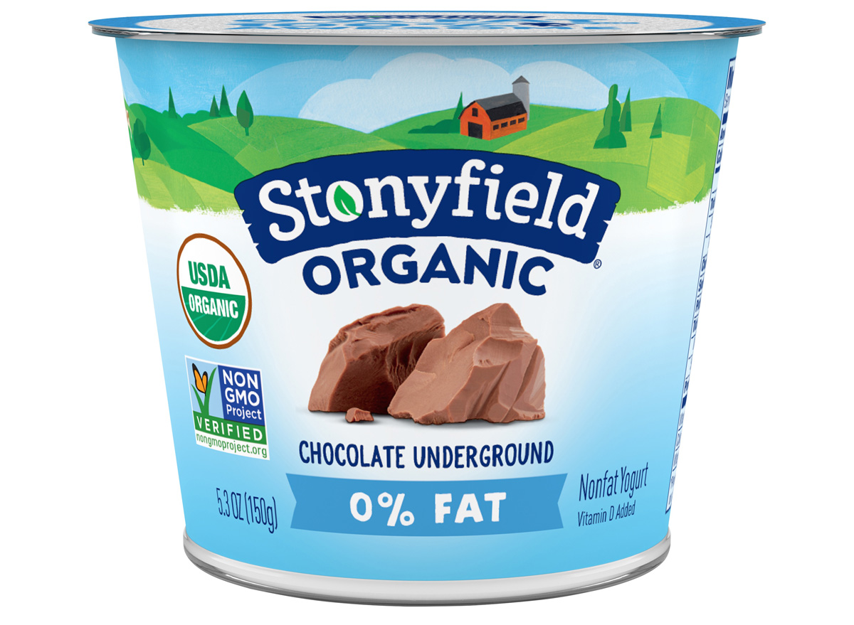 stonyfield organic chocolate underground