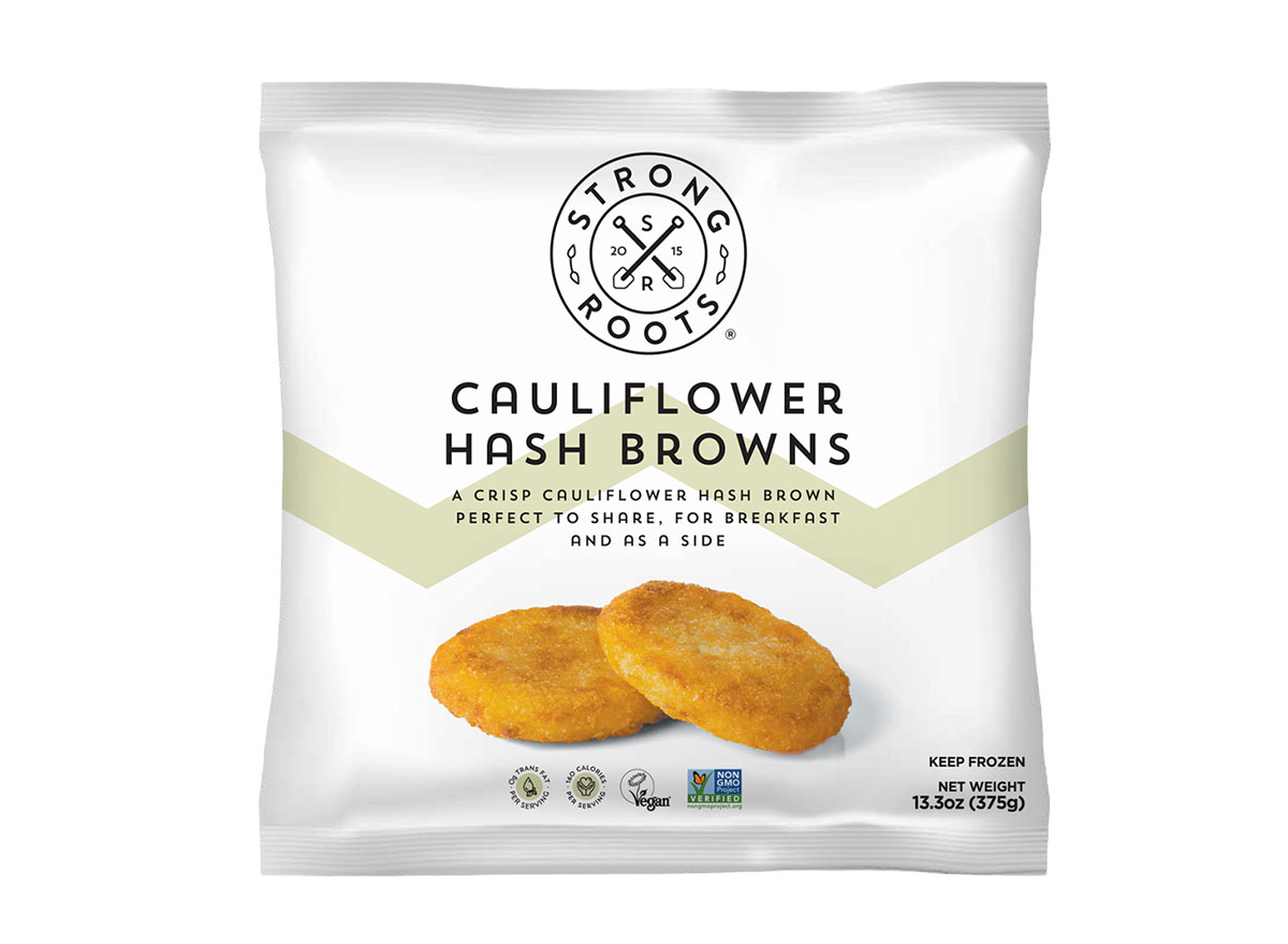 strong roots frozen cauliflower hash browns