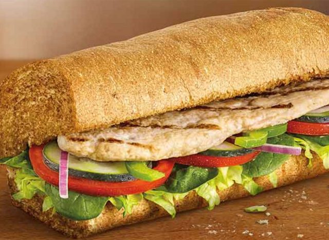subway chicken sandwich