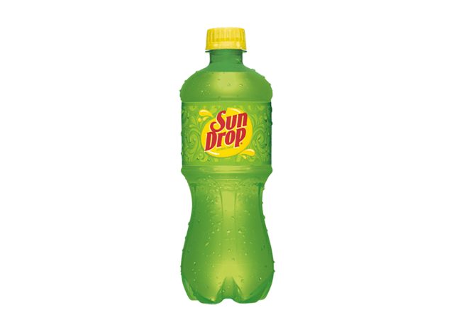 sun drop soda bottle