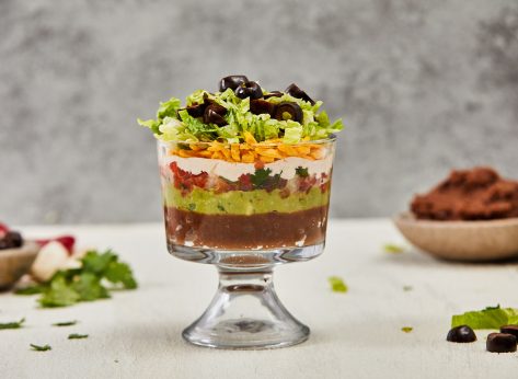 Healthy Individual 7-Layer Dip Snack Recipe