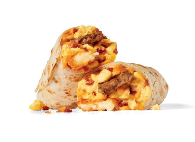 Jack in the Box sausage burrito