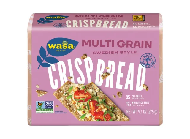  GG Scandinavian Bran Crispbread All Natural Bran Cracker  Packages, 5 count, 3.5-Ounce Packages (Pack of 5)