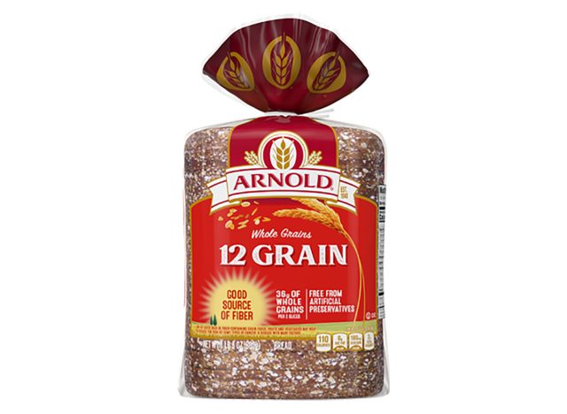 loaf of arnold 12 grain bread