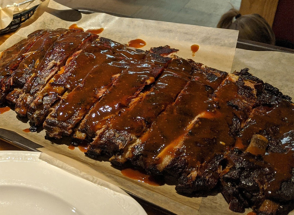 plate of ribs
