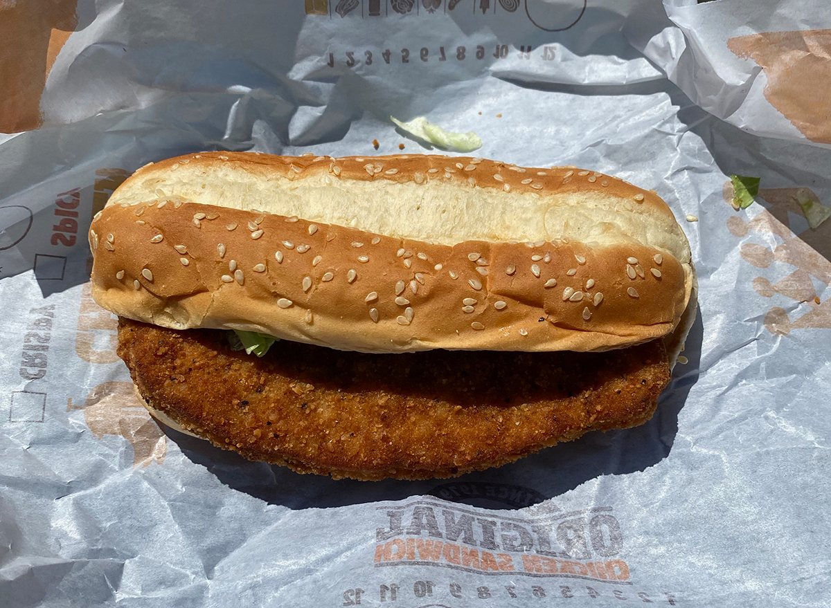 burger king original chicken sandwich