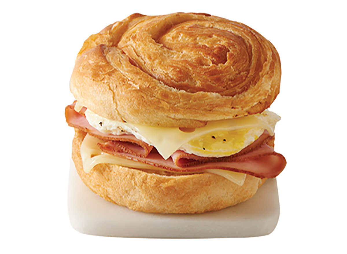 ham and egg croissant sandwich