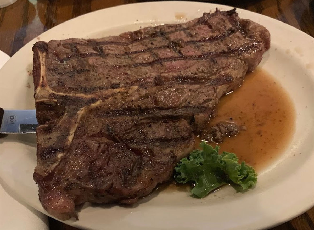 plate of steak