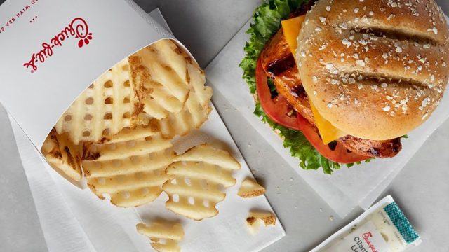 Chick-Fil-A spicy grilled chicken sandwich