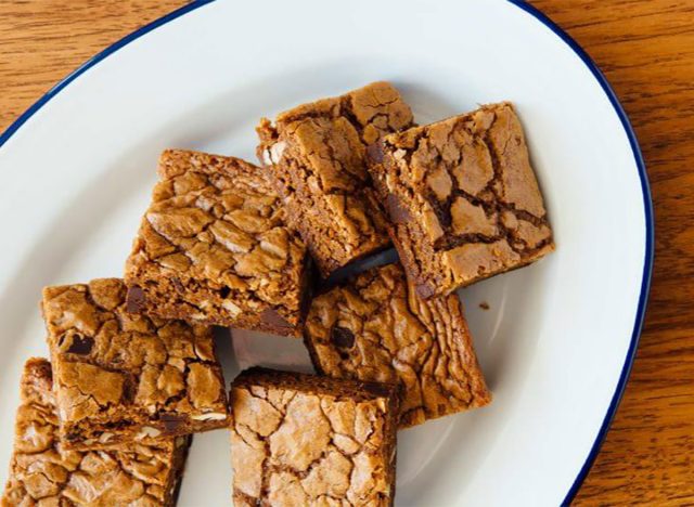 coffee chocolate chip blondies