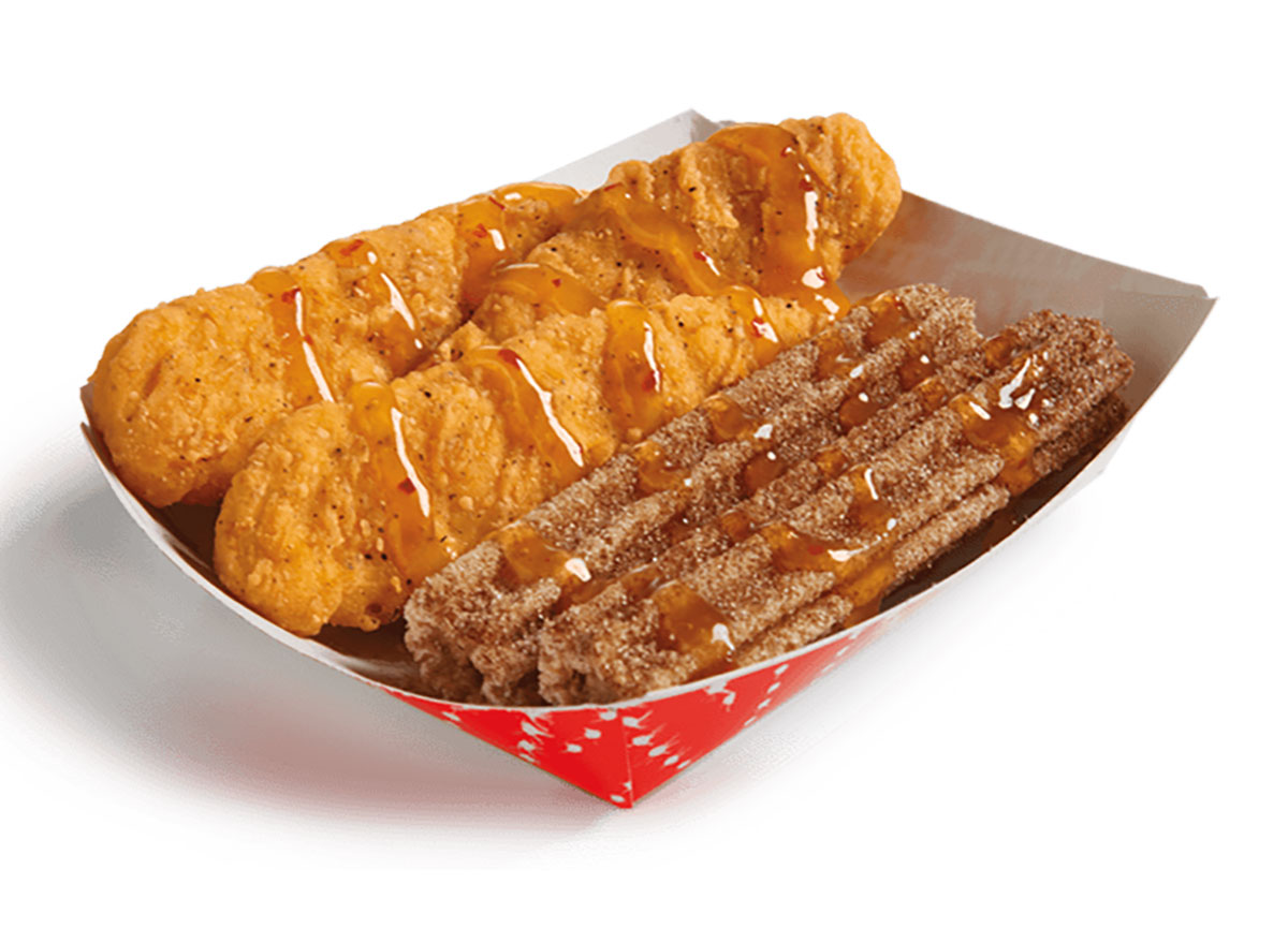 del taco chicken and churros box