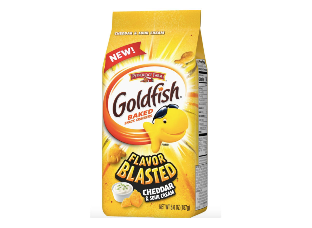 goldfish flavor blasted cheddar and sour cream