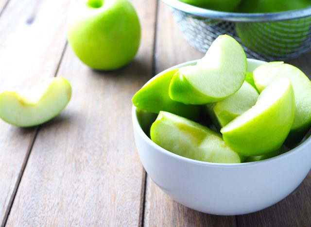 green apples