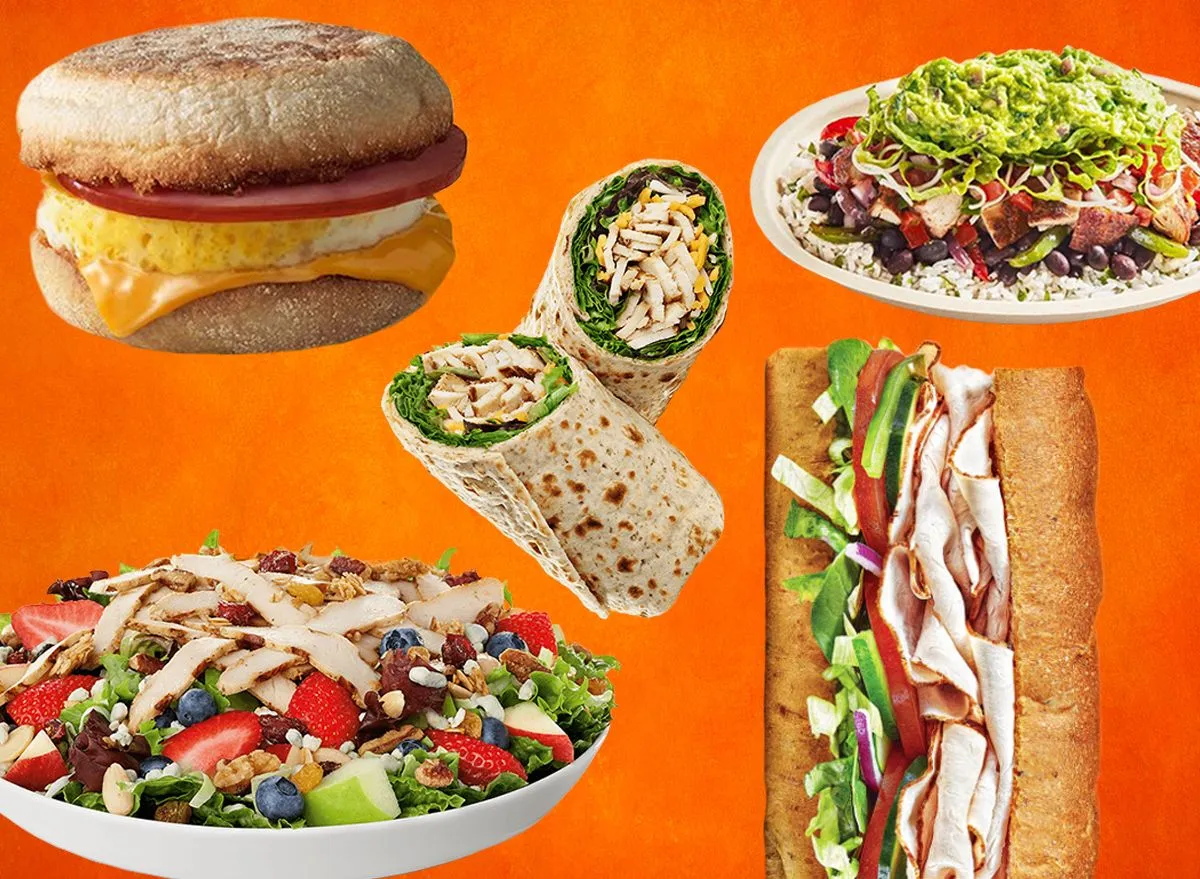 healthy fast-food meals