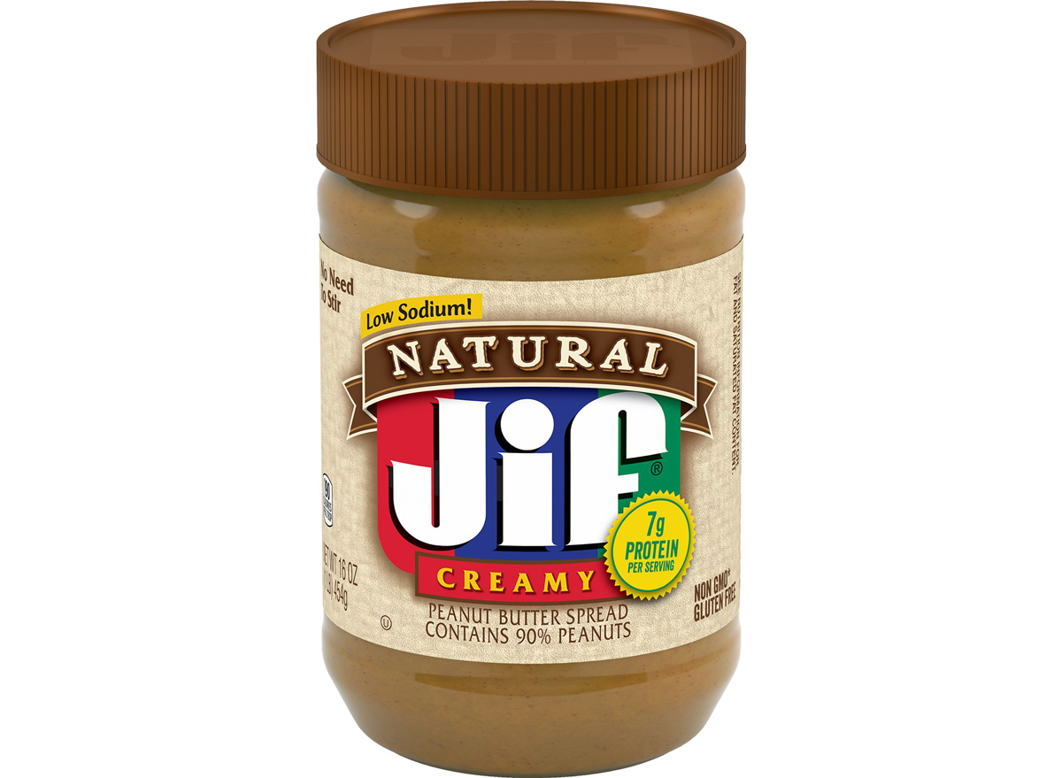 jif natural creamy peanut butter