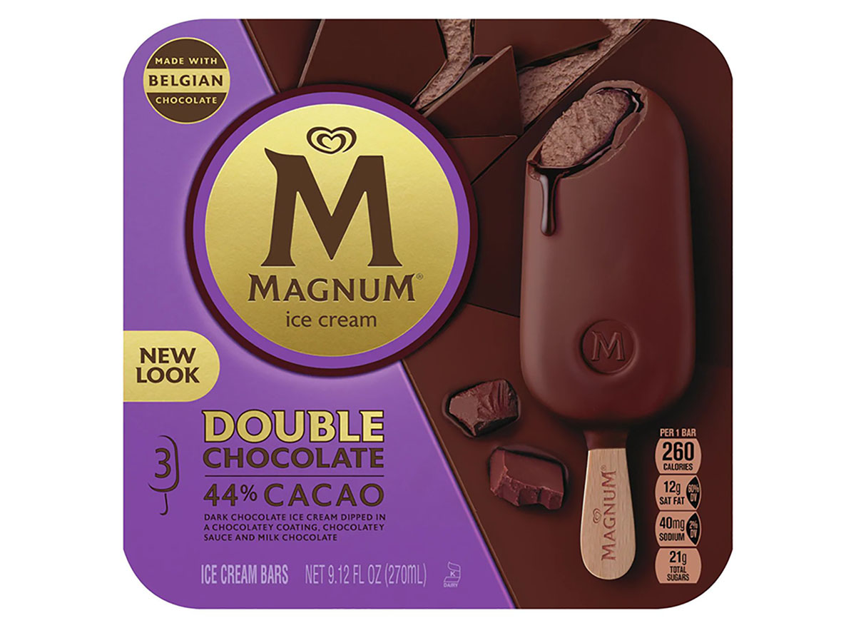 magnum double chocolate ice cream-bar