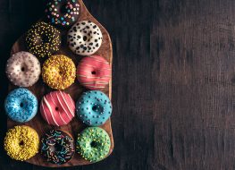 mini glazed donuts