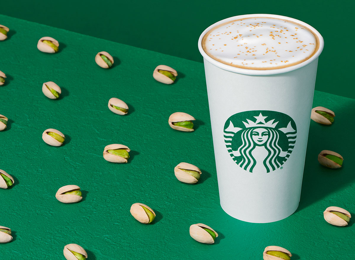 pistachio latte