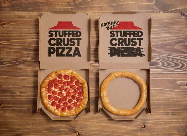 stuffed crust pizza hut