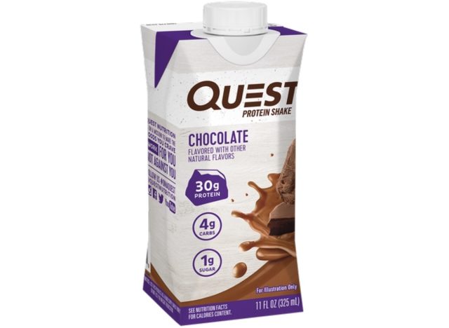 quest chocolate protein shake