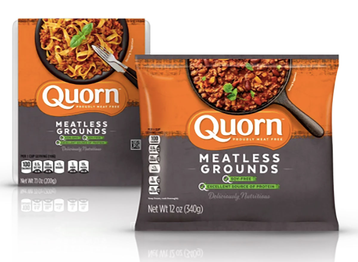 packages of quorn meatless grounds