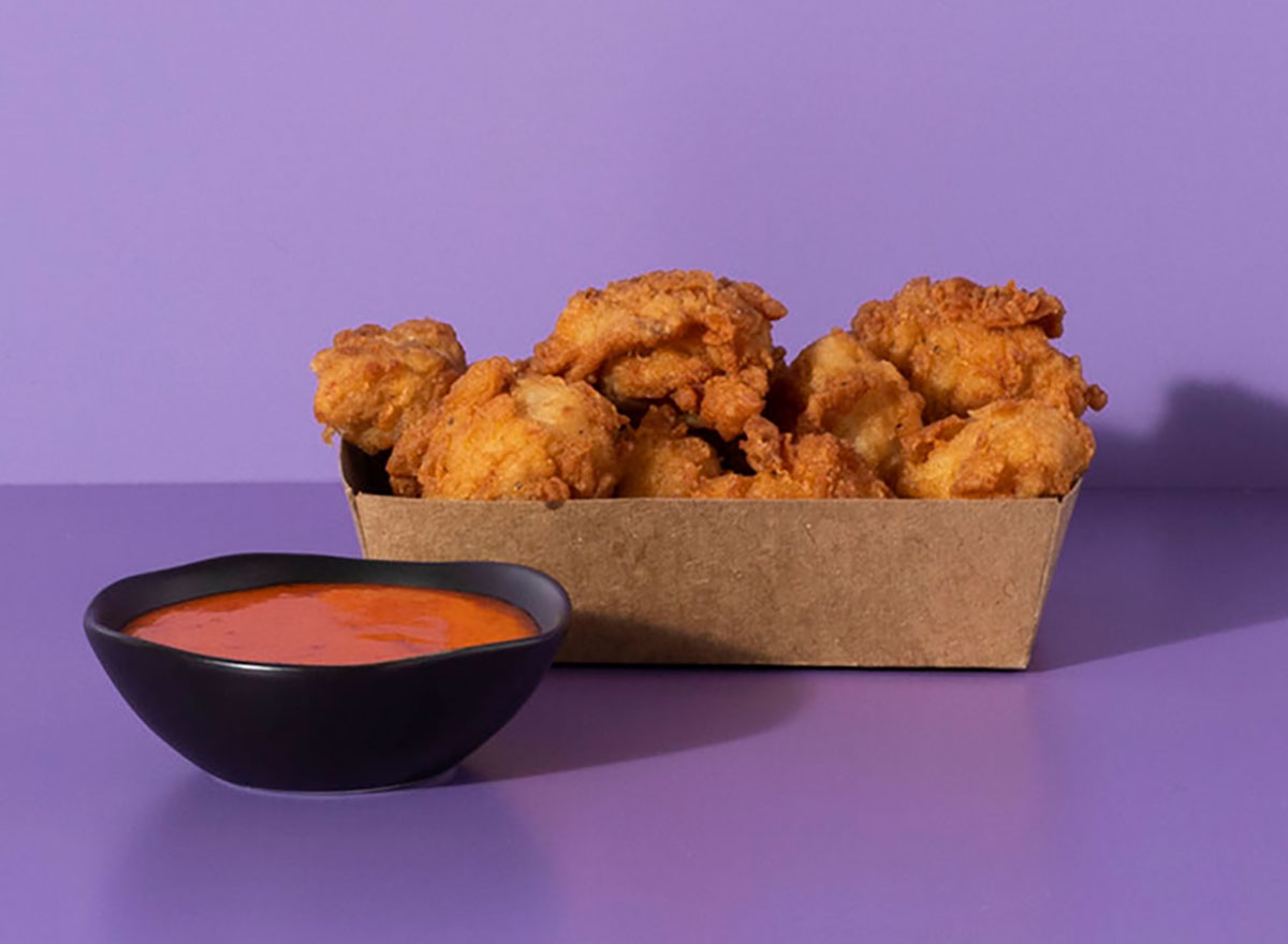 shake shack korean chicken bites with dipping sauce