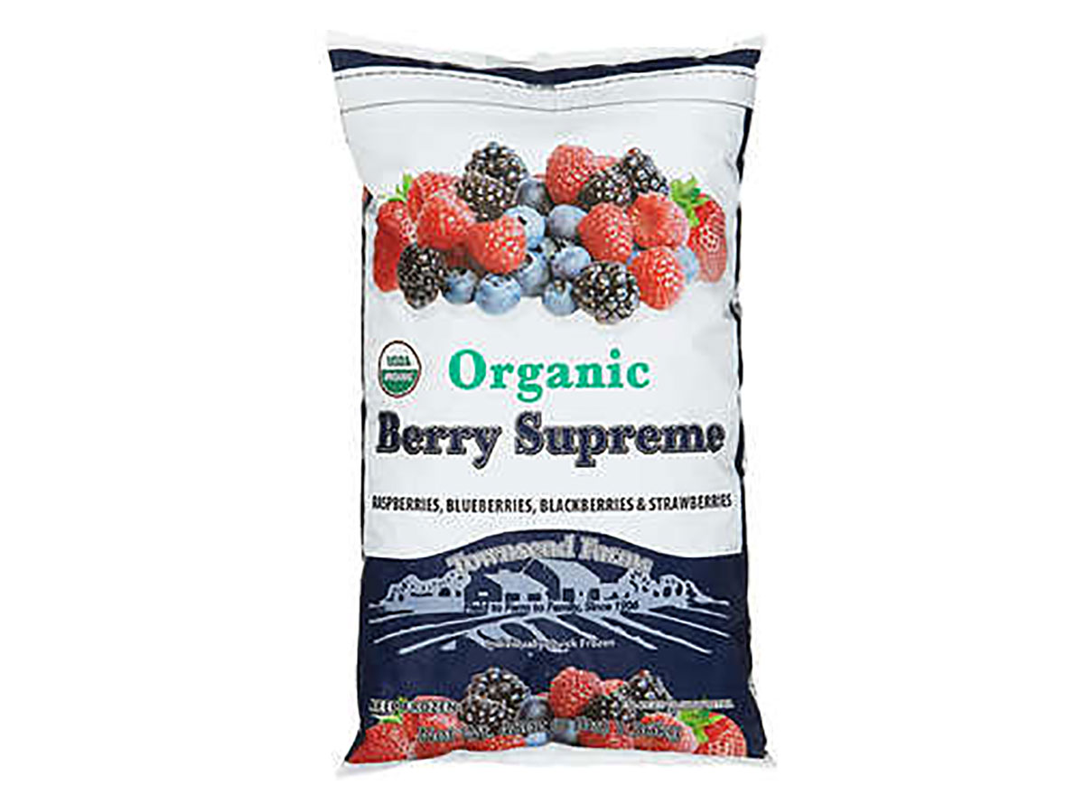 bag of townsend farms organic berries