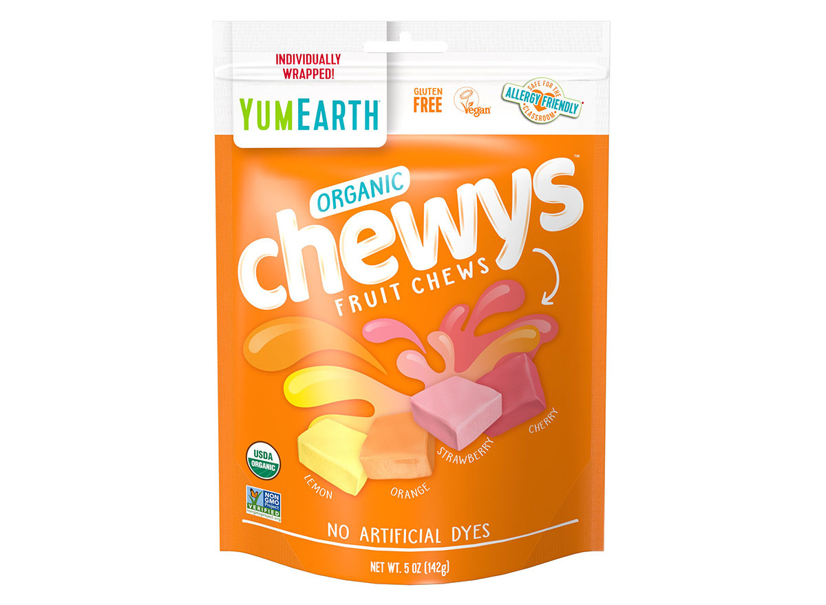 bag of yumearth organic chewy candy
