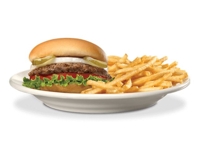 Steak n' Shake Steakburger healthiest fast food burger