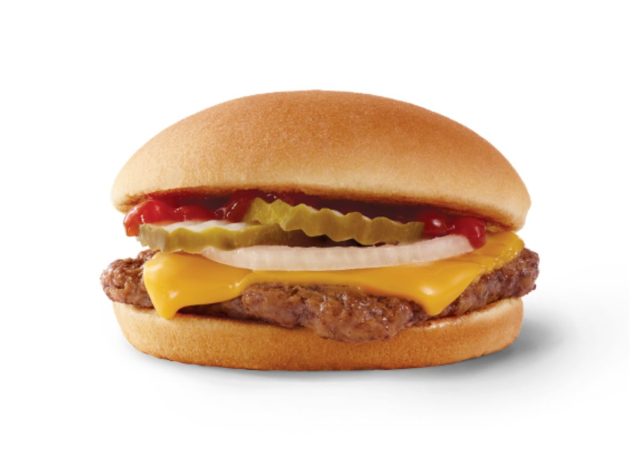 healthiest fast food burger-Wendys Jr Cheeseburger