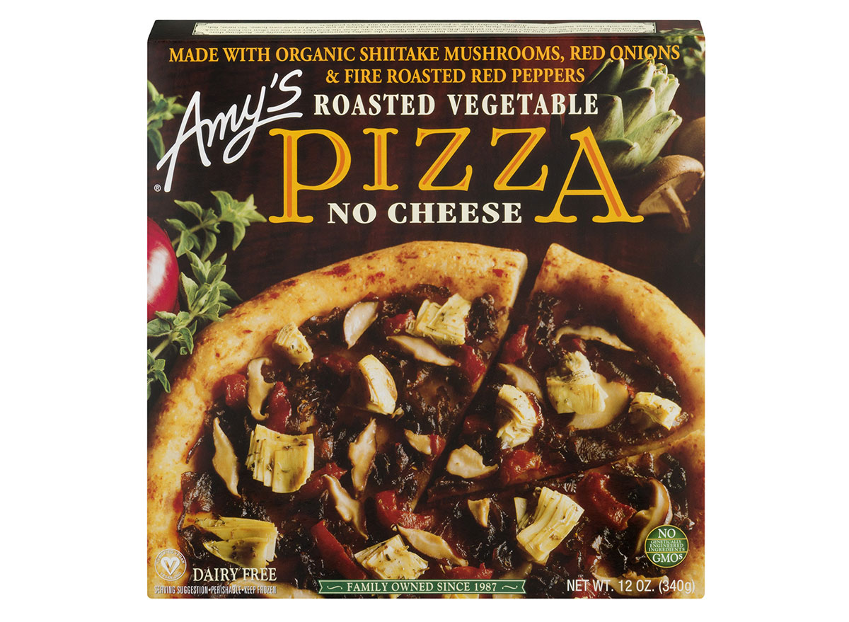 amys roasted vegetable pizza