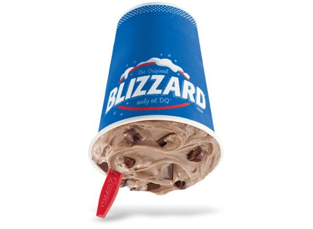 brownie dough blizzard—fast-food dessert