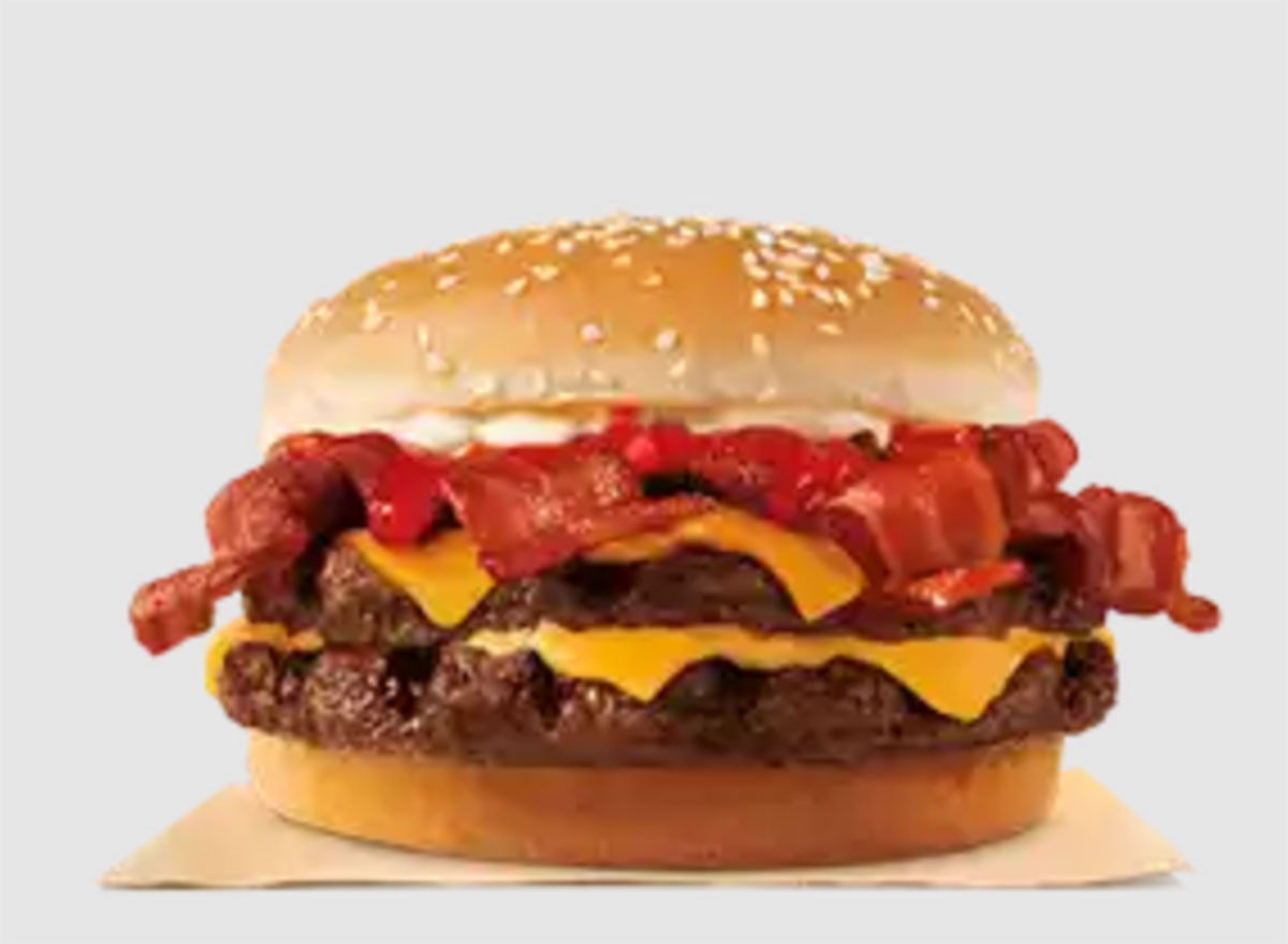 burger king bacon king sandwich