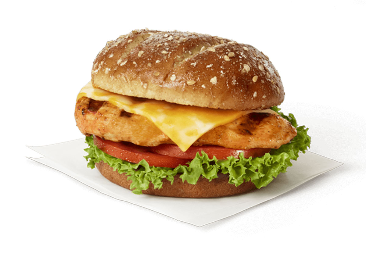 chick fil a spicy deluxe sandwich
