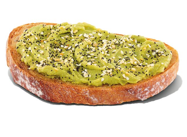 dunkin avocado toast