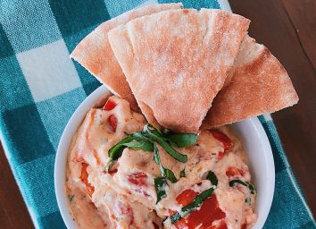 feta dip with pita