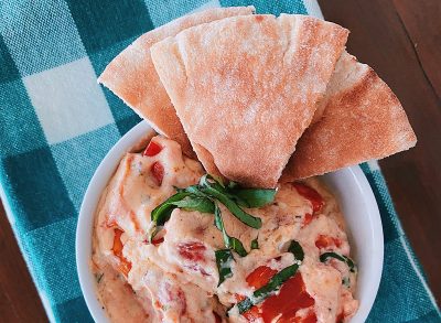 feta dip with pita