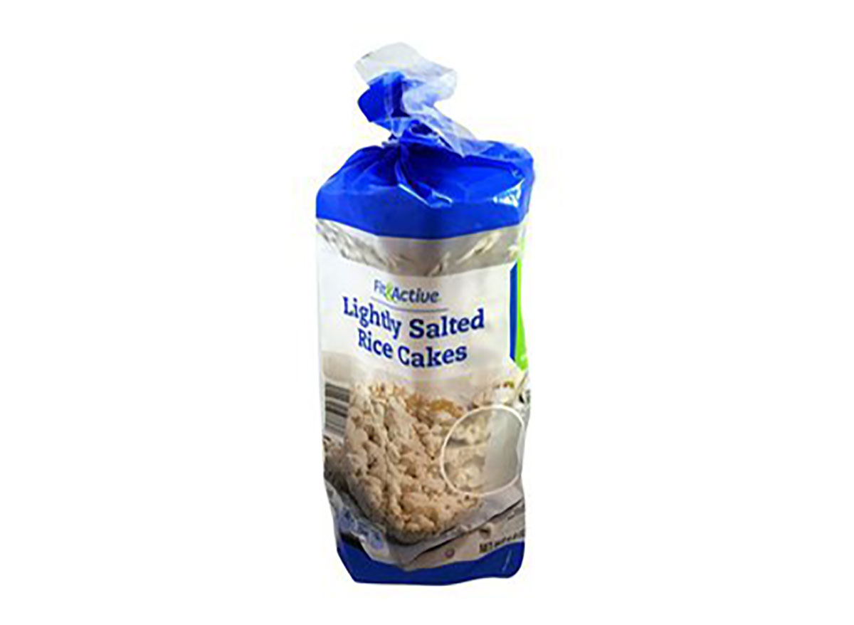 bag of aldi rice cakes