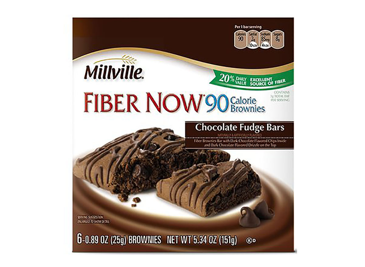box of milville fiber one bars