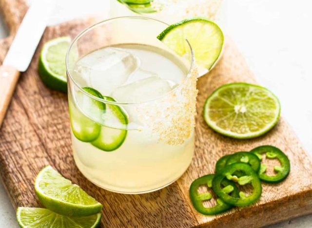 spicy mezcal margaritas fitfoodiefinds