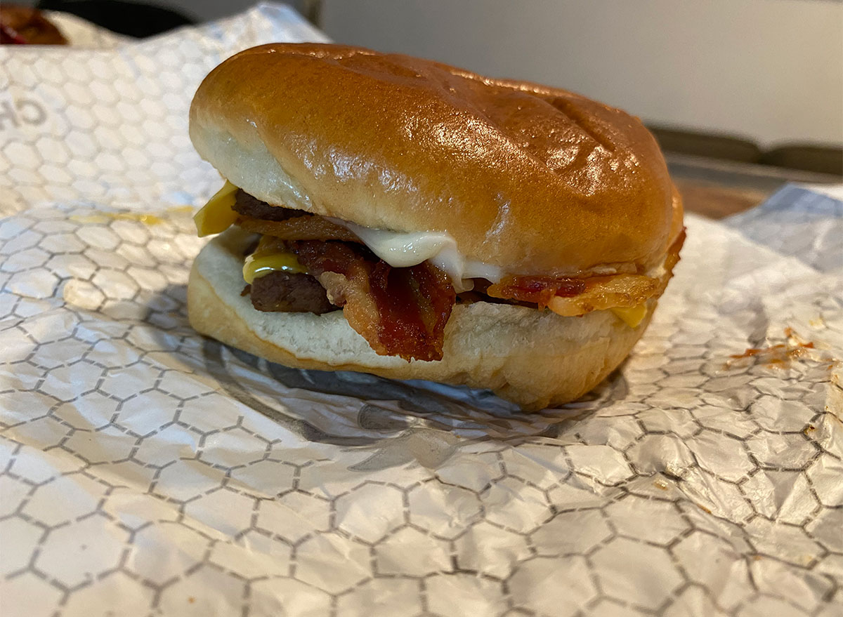 Wendys sønn av Baconator Sandwich