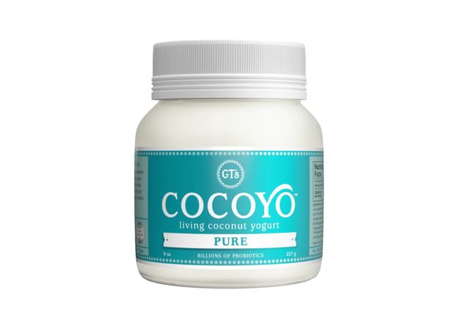 container of Cocoyo Yogurt on a white background