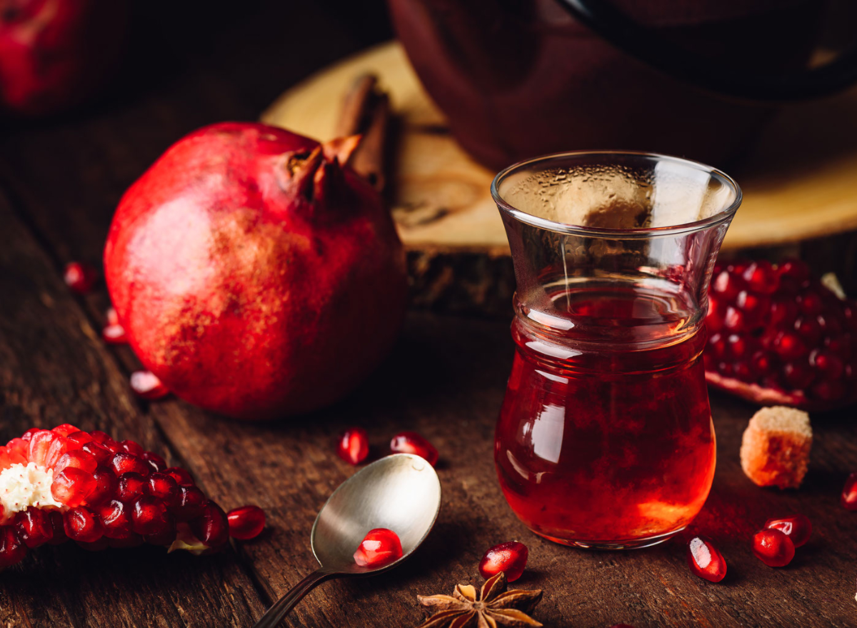 pomegranate, tea, pomegranate juice