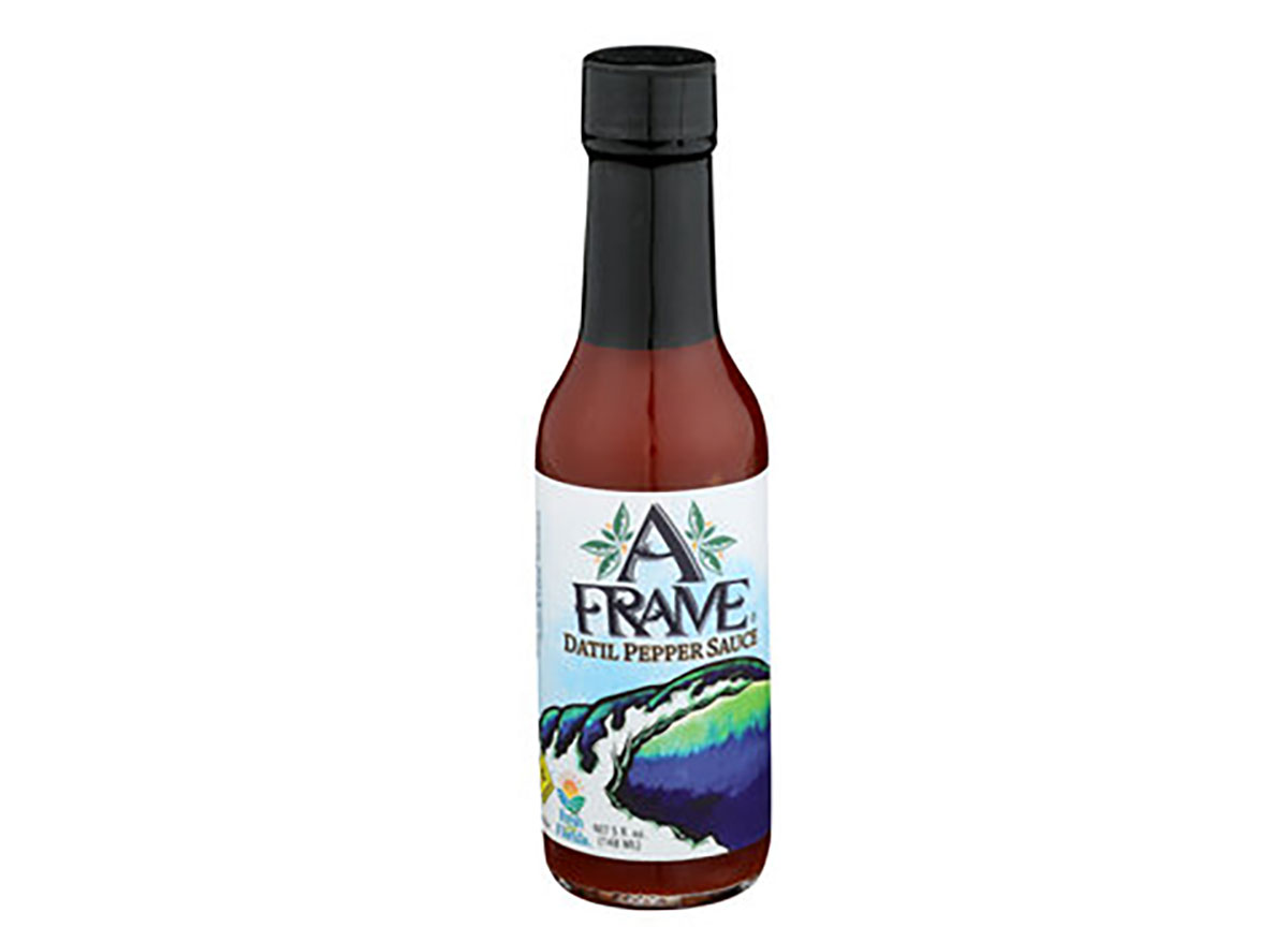 bottle of a frame datil hot sauce