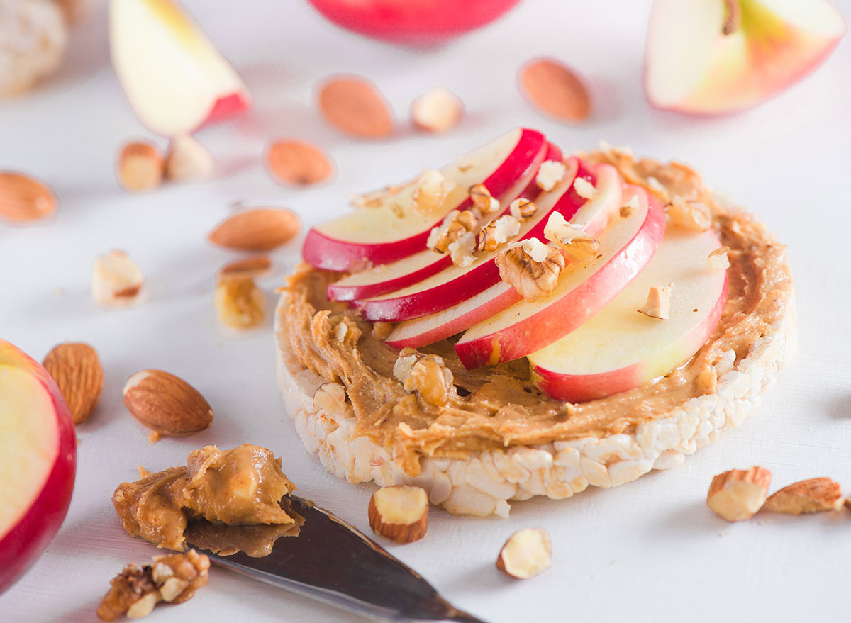 almond butter apples