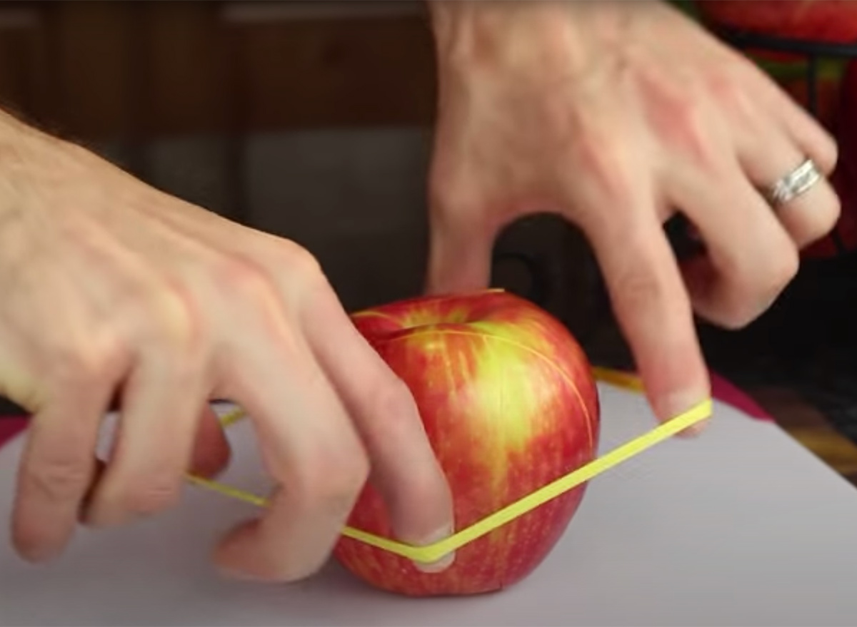 apple rubber band hack